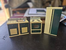 VTG Miniature Melissa  Doug Kitchen Appliances, Set, Refrigerator, Sink, Stove