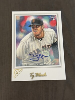 2017 Topps Gallery Autographs Insert #103 TY BLACH Signed Auto ROOKIE RC
