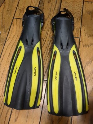 Oceanic Viper Scuba & Snorkeling Diving Fins (Open Heel) Size Small