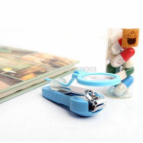 Nail Clipper with Magnifying Glass Finger Toe Cutter Trimmer Manicure Pedicure - Picture 3 of 3
