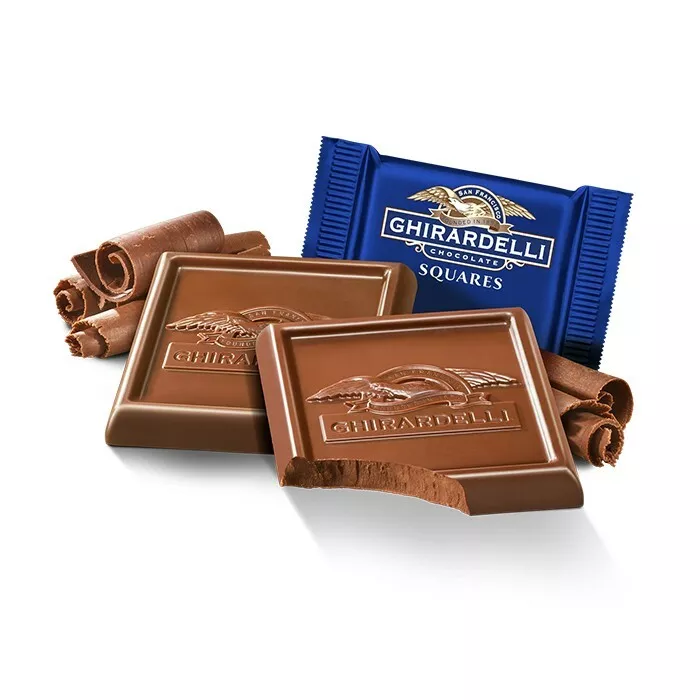 MILK CHOCOLATE GHIRARDELLI SQUARES Lindt present gift USA import