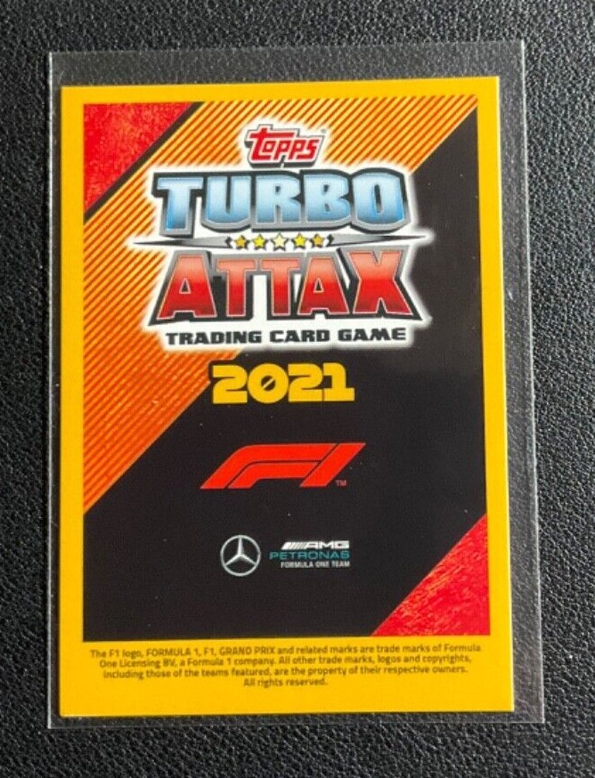 PICK YOUR CARD* 2021 Topps Turbo Attax Formula 1 F1 Foil PICK YOUR CARD* 2021 Topps Turbo Attax Formula 1 F1 Foil
