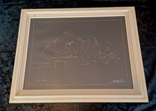 George B. Luttrell - Preservation Hall New Orleans Vintage Framed Art - SIGNED