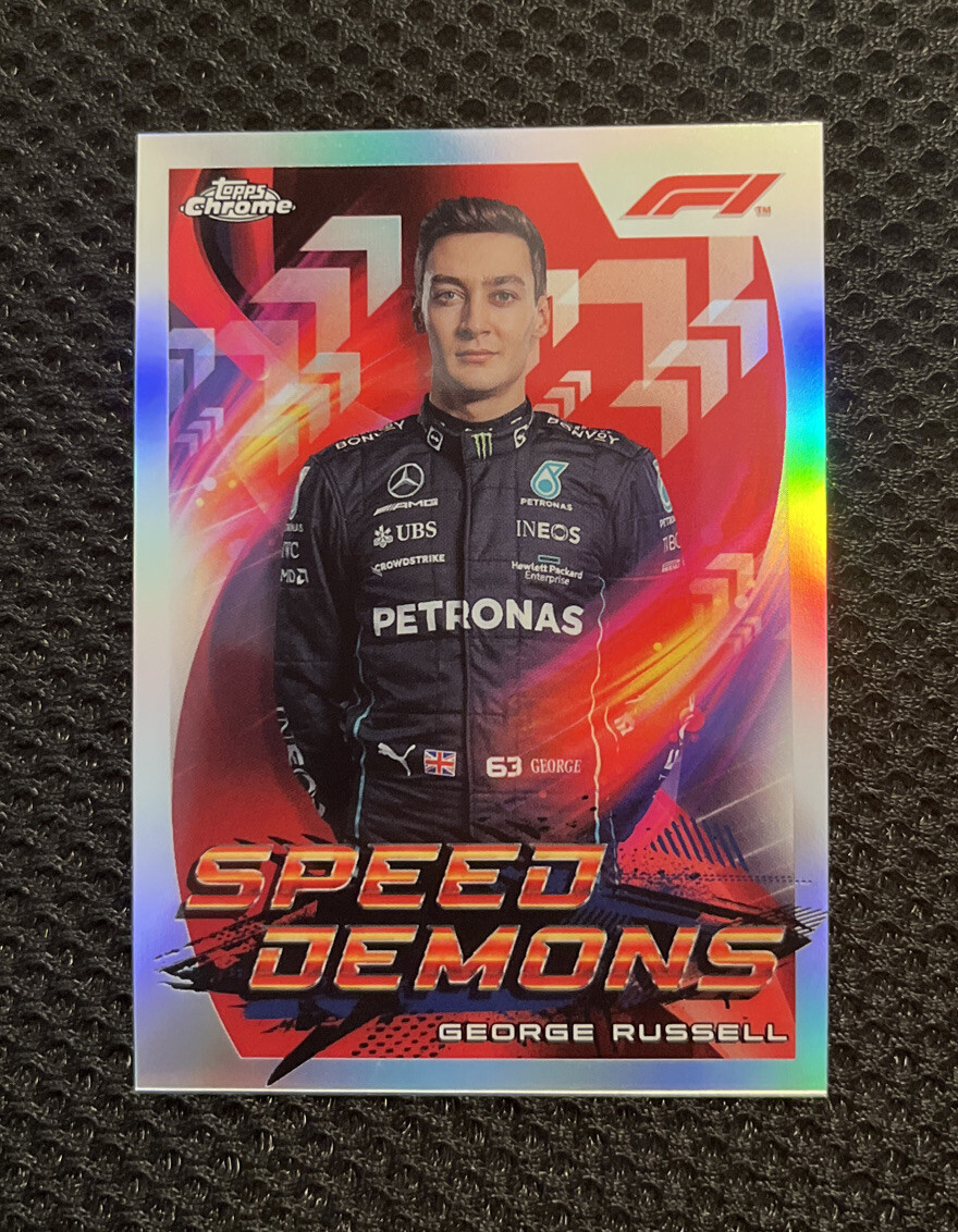 2022 Chrome Formula 1 Racing Speed Demons #SD-GR George Russell!