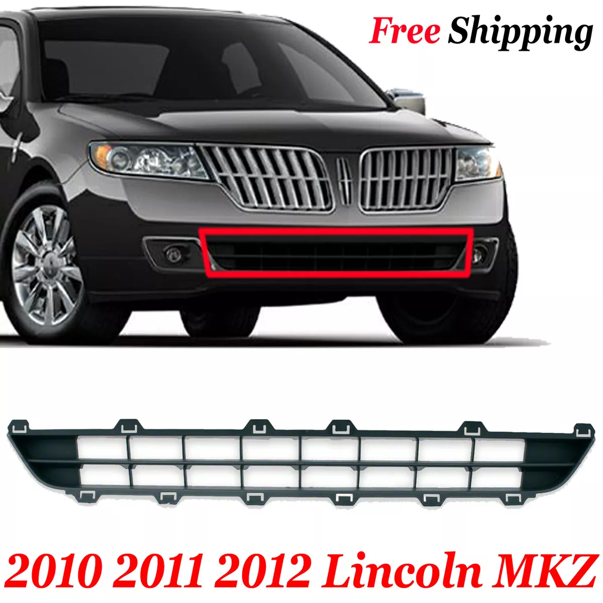 2011 lincoln on sale mkz front bumper