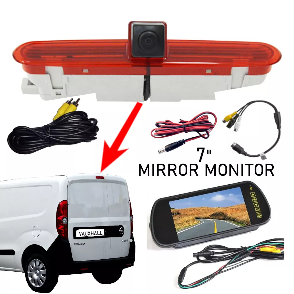 Reversing Camera & Mirror Monitor For Vauxhall Opel Combo D Van 2011 - 2018