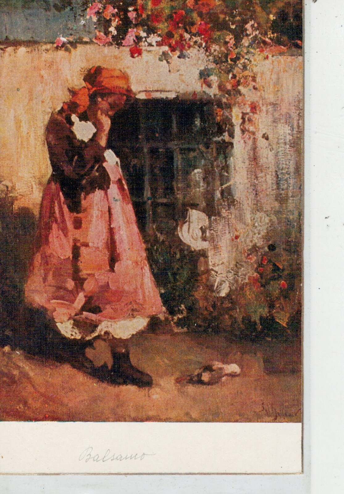 Cartulina Ilustrador Balsamo - El Pollito Muerto - Vintage