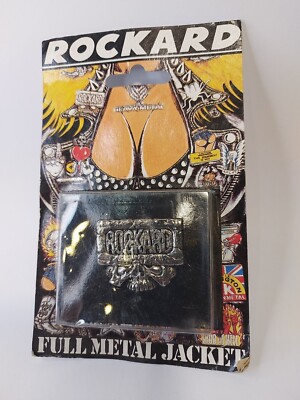 Rockard Heavy Metal  Pin Badge rare 1993 full Battle Jacket Sealed