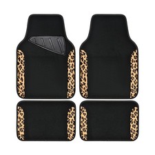 Car Pass Waterproof Universal Fit Car Floor Mats Leopard Print Car Mats Fit ...