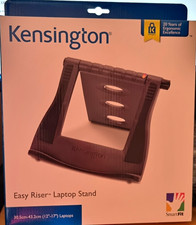 Kensington Easy Riser Adjustable Laptop Stand/Riser Black for 12-17in Laptops