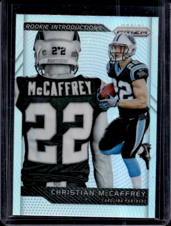 Christian McCaffrey Panini Prizm Rookie Introductions #10 Base