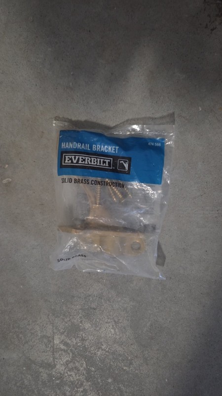 Everbuilt Handrail Brass Bracket