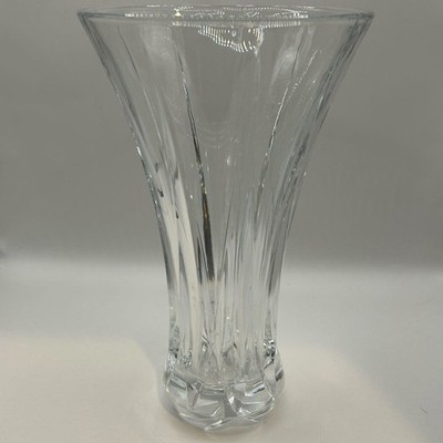 Crystal Fluted Vase