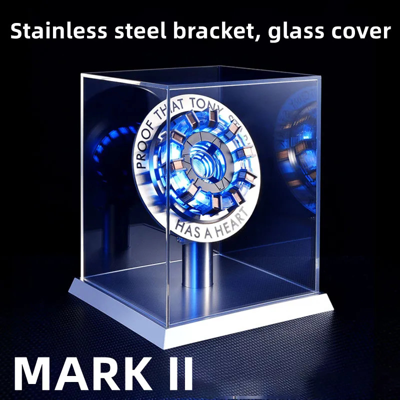 Avenger Iron Man Mk1 Arc Reactor Tony Stark Heart of Mark Led
