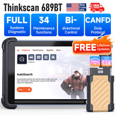 Thinkscan 689bt Obd2 Scanner Diagnostic Tool 34 Services No Subscription Fee