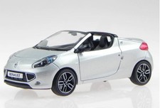 Minichamps 1/43 Renault Wind 2010 Silver Diecast Model Car New Open Box