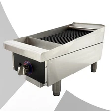 Commercial Desktop Gas Broiler Grill (Natural Gas, 43x30cm Grill)