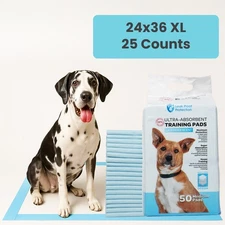 Scented Blue Pee Pads XL 24x36 Underpads for Dogs Wee Wee Pee pads 25 PCS