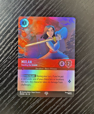 Mulan 215/204 Whispers of the Well Epic Cold Foil Disney Lorcana