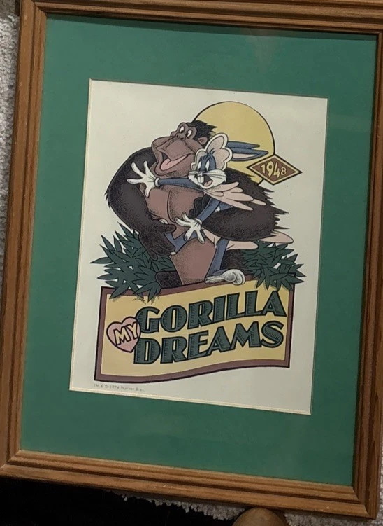 Lote De 6 Arte Litográfico Enmarcado LOONEY TUNES 1994 De Colección Bichos Taz Lucas Porky Wiley 12X15 Foto 4 de 4