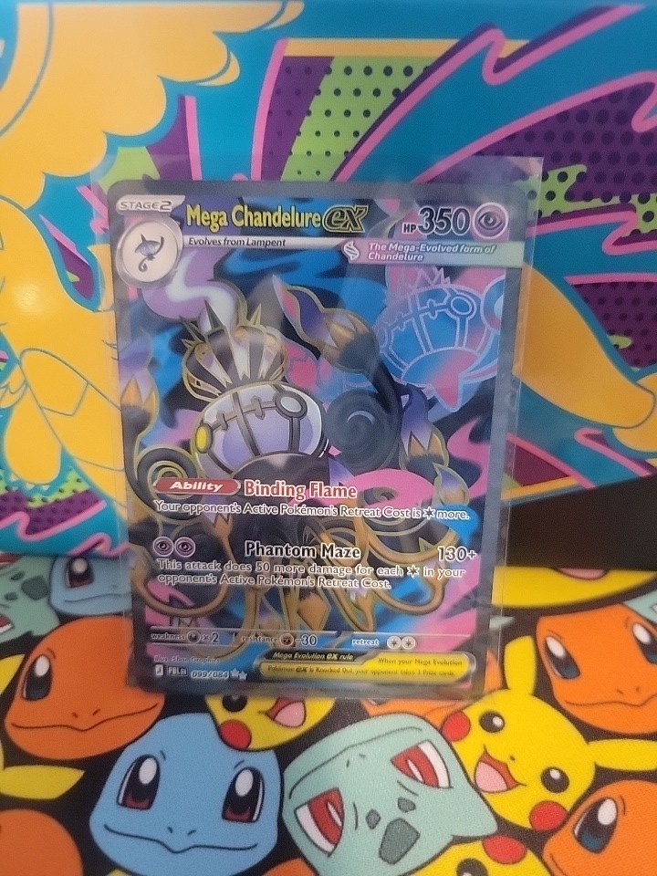 Mega Chandelure EX 115/84 Pitch Black SIR.