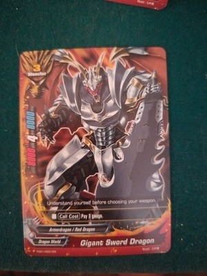 future card buddyfight, Giant Sword Dragon, Dominant Dragons TD1