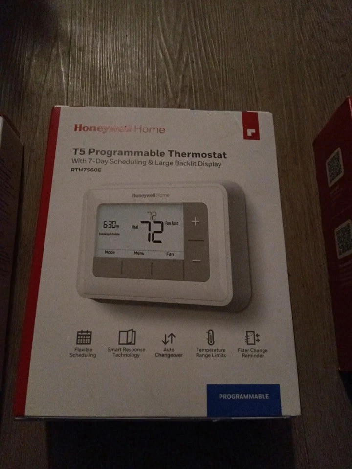 Termostato Programable Honeywell T6 Pro Series Z-Wave - Blanco (TH6320ZW2003) Foto 2 de 4