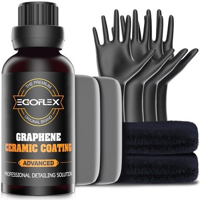 Graphene Ceramic Coating 20H Car Paint Sealant Hydrophobic Gloss 50ML