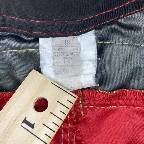 Quiksilver Board Shorts Mens Red Eddie Aikau Color Block Y2K  - Picture 8 of 18