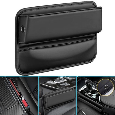 1Pc Car Seat Gap Filler Phone Holder Storage Box Organizer Accessories Universal