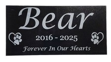 Pet Loss Memorial Grave Marker Headstone Garden Burial Stone Cemetery Plaque t19