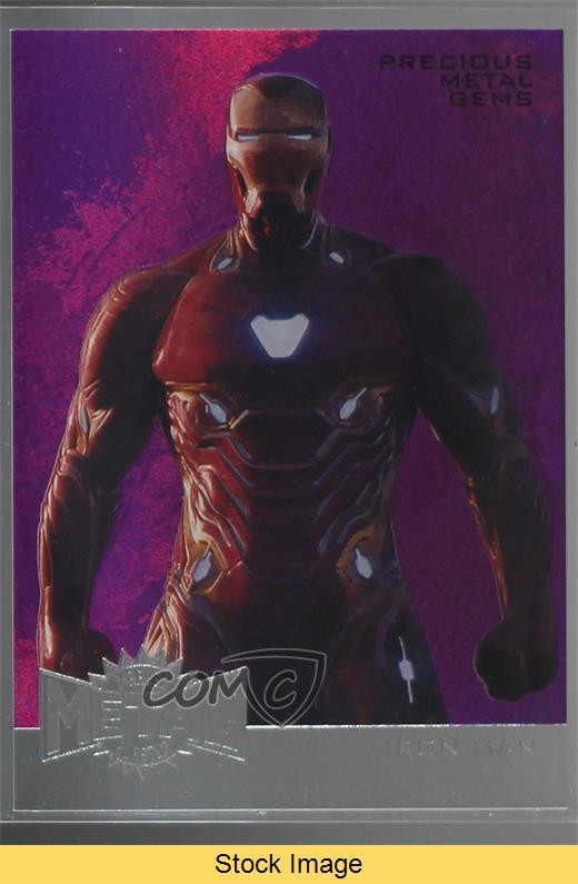 2018 Marvel Avengers Infinity War Precious Metal Gems Purple Iron Man READ he7