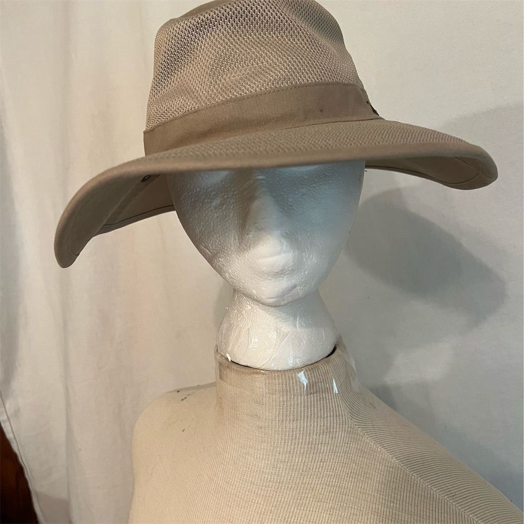 Duluth Trading Unisex Beige Mesh Vented Hat Summer Outdoor Adventure safari rare