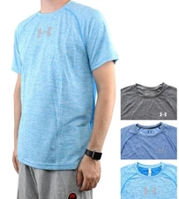 Under Armour Fitted HeatGear T-Shirt Men's Crew Neck Threadborne Shirt 1294136