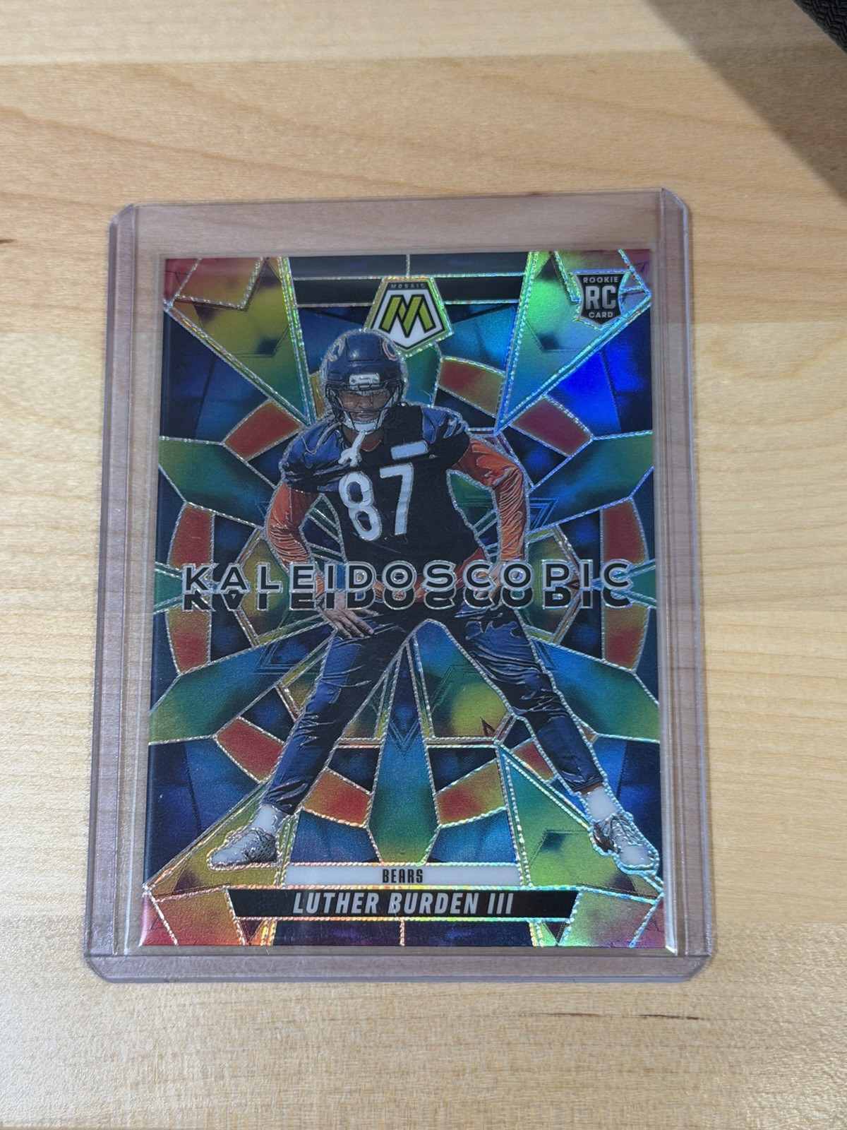 2025 Panini Mosaic Luther Burden III RC Kaleidoscopic – Bears Rookie