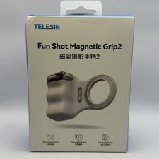 TELESIN Fun Shot Phone Grip   8X Magnet, Dual Fill Light, 360  Remote