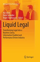Liquid Legal Kai Jacob (U. A.) Taschenbuch Management For Professionals Xxxii