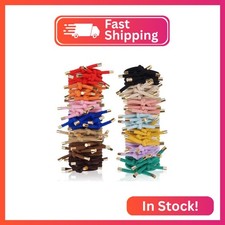 56 Pieces Hair Tie Elastics Knotted Hair Ties Ponytail Holders for Women for Wom