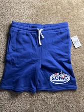 Sonic The Hedge Blue Shorts  Youth - Size XL  Brand New