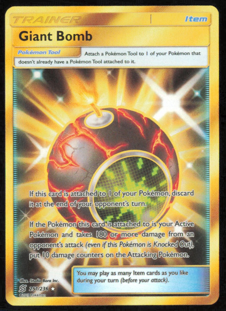 Giant Bomb (Secret) 251/236 Secret Rare SM - Unified Minds Near Mint