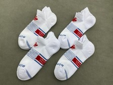 4 Pairs Bombas Women All-Purpose Performance Sports Ankle Socks Size M