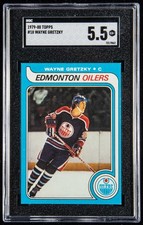 1979 Topps #18 Wayne Gretzky Rookie Card SGC 5.5 EX+