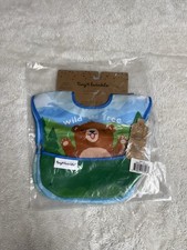 Tiny Twinkle Mess Proof Easy Bib 3 Pack Wild and Free Boho/Wild Collection NWT