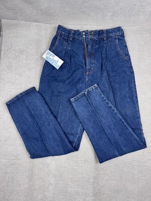 Vintage Avon Fashions Jeans Juniors 13/14 Blue Stone Washed Straight Denim USA