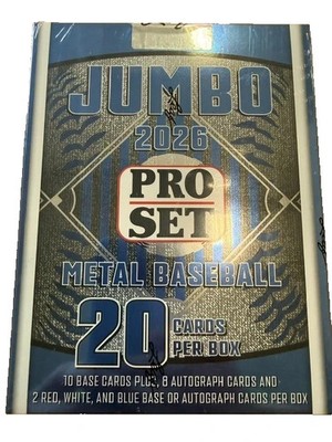 2026 Leaf Pro Set Metal Baseball Jumbo Box