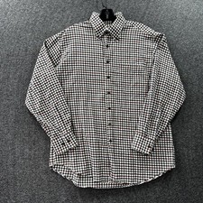 Orvis Shirt Mens Large Multicolor Check Flannel Button Down Long Sleeve Casual