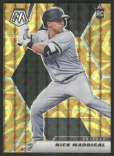 2021 Panini Mosaic Mosaic Reactive Yellow #244 Nick Madrigal White Sox 1127