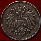 1917 Austria 20 Heller Foreign Coin