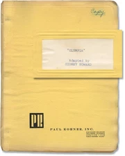 Ferenc Molnar OLYMPIA Original screenplay for the 1928 play 1960 #141489