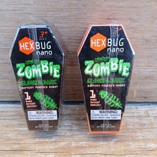 Two Hexbug Nano Zombie Black Orange